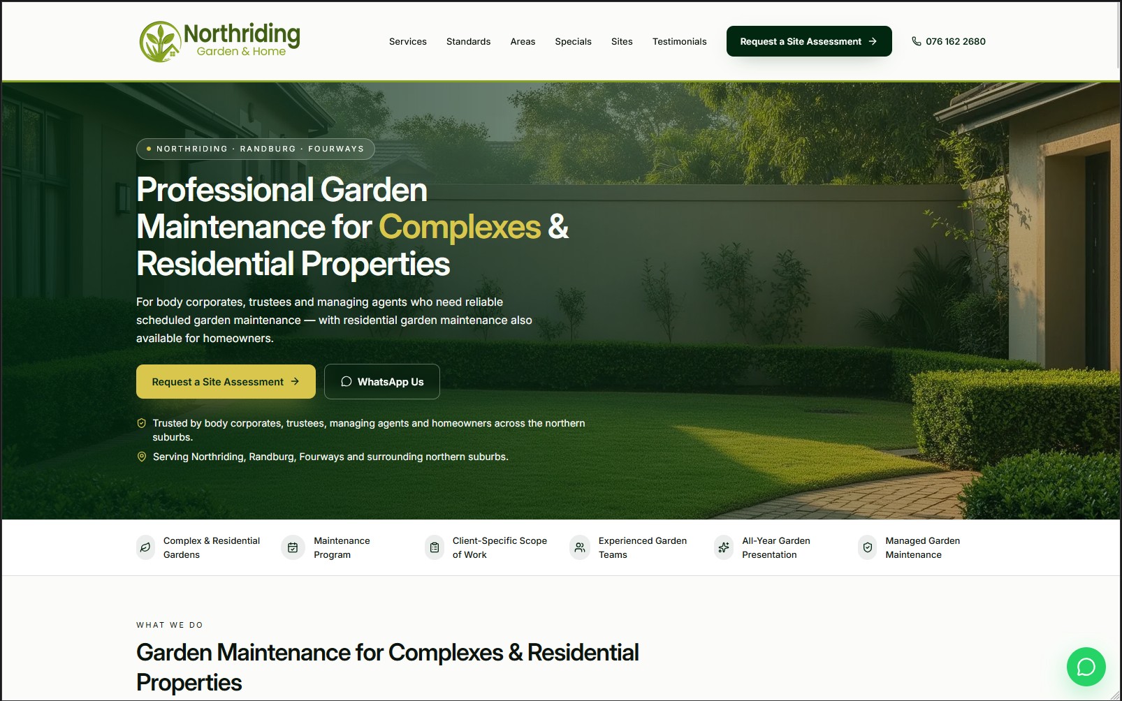 Northriding Garden & Home — Garden Services SmartSite